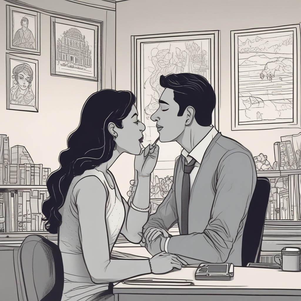A quiet night in Kolkata office leading to a first kiss